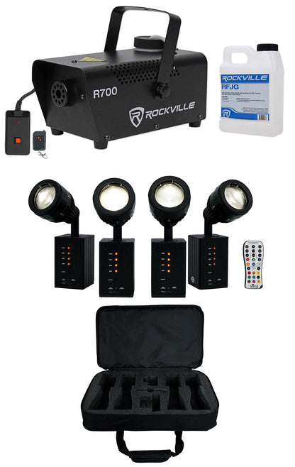 Ezpin Zoom Pack Pin Spot Kit + R700 Fog Machine