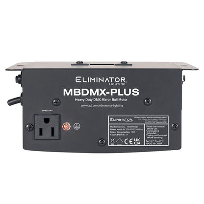 MBDMX-PLUS Motor for Up To 20" Mirror Balls+Home Speakers