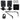 Samson BT3 3" Podcasting Podcast Recording Monitors+Stands+Sub+Headphones+Mic