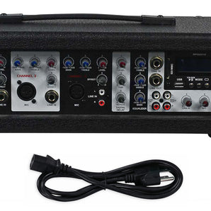 Rockville RPG2X10 V2 BX 2 1800w Powered 4 Channel Mixer/Amplifier w Bluetooth/EQ/Effects