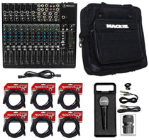 1402VLZ4 Mixer with Travel Bag, (6) Cables, and Microphone