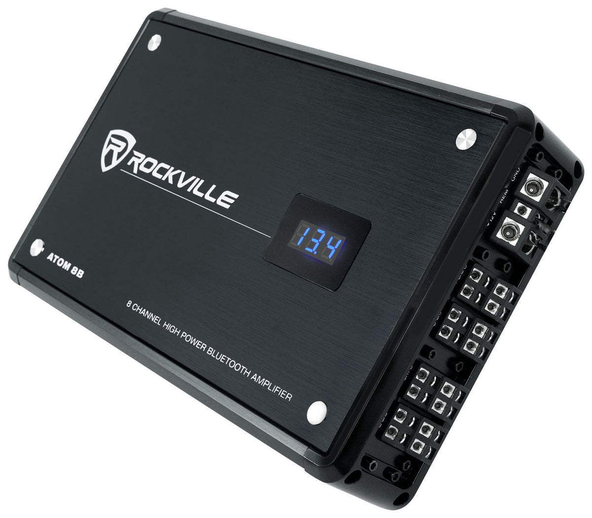 ATOM 8B 8-Channel Marine/Boat Bluetooth Amplifier+Kicker 4-Zone Control