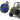 2 6.5" Rear Harness Bar Cage Kicker Tower Speakers for Polaris Ranger+Blue Grill