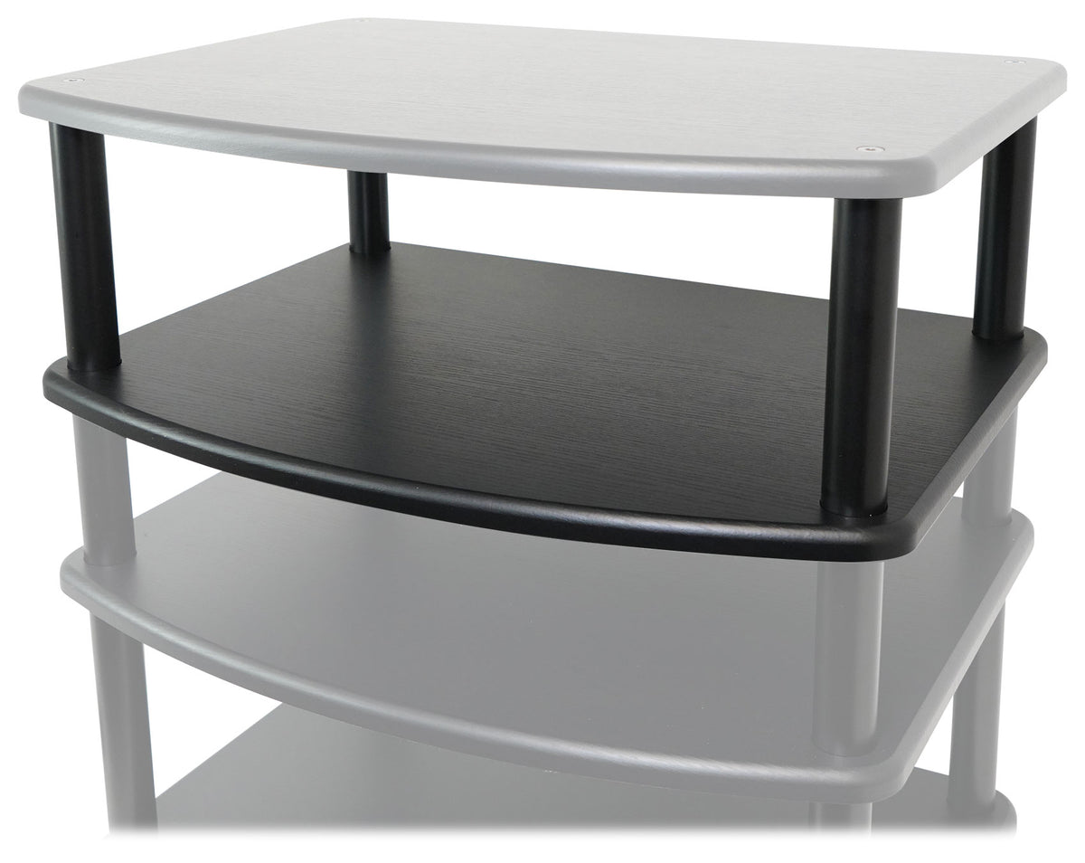 FLX Black 4-Shelf + FLX Black Add-On Shelf Bundle