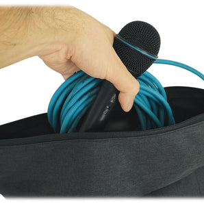 Accu-Cable AC3PTRUE12 IP65 Outdoor 12 Ft. 3-Pin Power Link+DMX Cable+Backpack