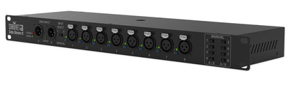 Data Stream 8 DMX Splitter To Distribute+Boost Signals + Backpack