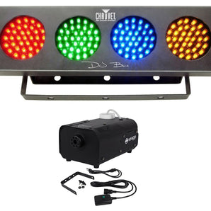 Chauvet DJ BANK LED Party Light w/Automated Sound Activated Programs+Fog Machine