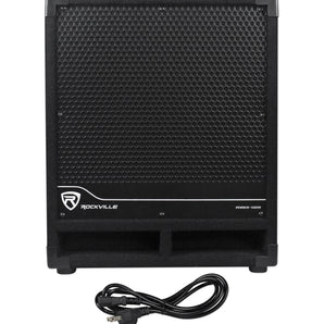 Rockville RBG12S Bass Gig 12 inches 1400 Watt Active Powered PA Subwoofer DJ/Pro