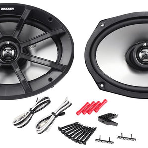 Pair Kicker 40PS694 6x9" 180W Peak/90W RMS 4 Ohm ATV/Motorcycle Speakers PS69