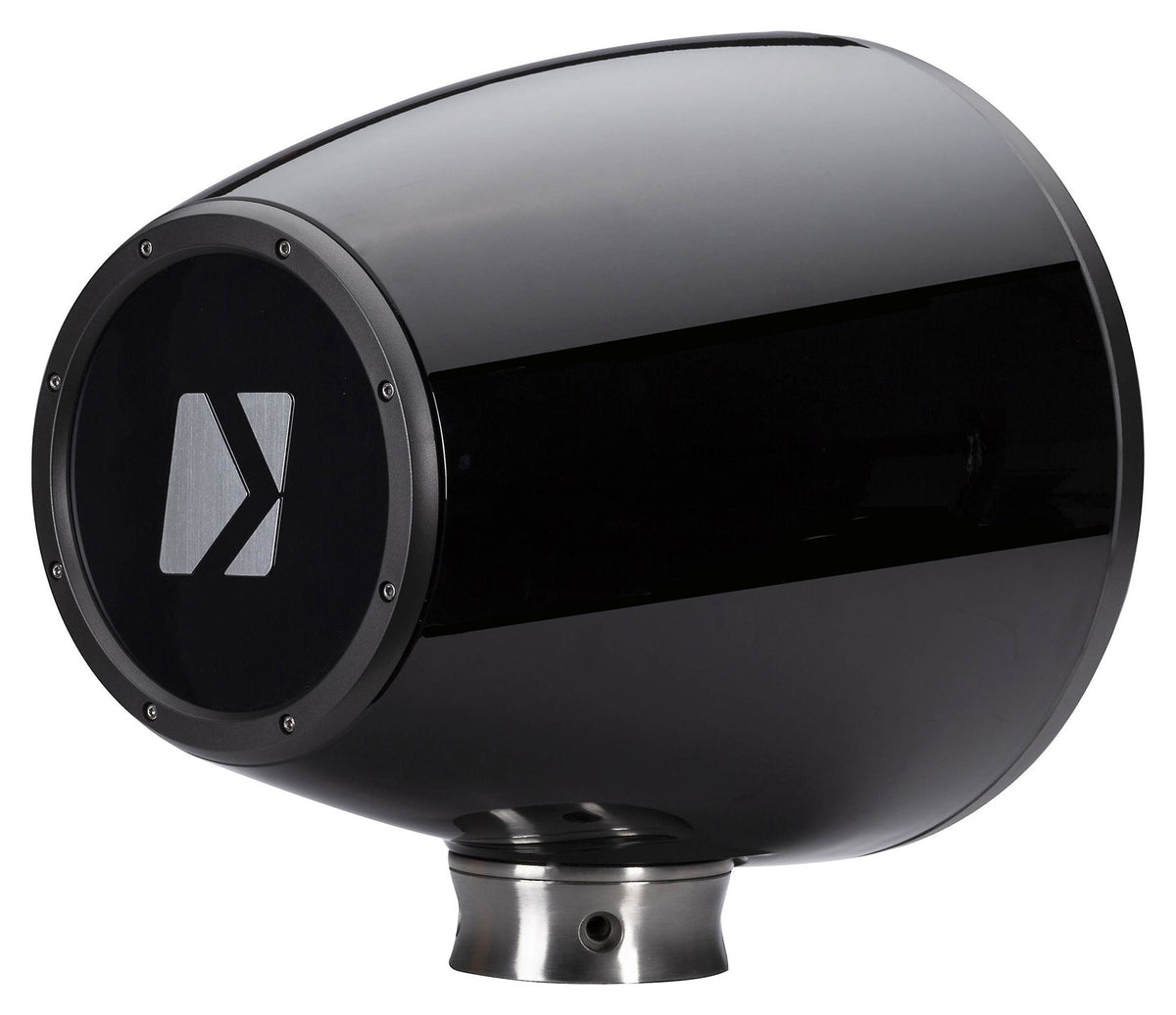 (2) KICKER 47KMFC11 11" Marine Boat Horn Loaded Flat Mount Tower Speakers KMFC11