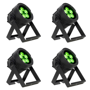 (8) American DJ ADJ Encore LP5IP 5x20W Outdoor RGBL LED DMX Par Can Wash Lights