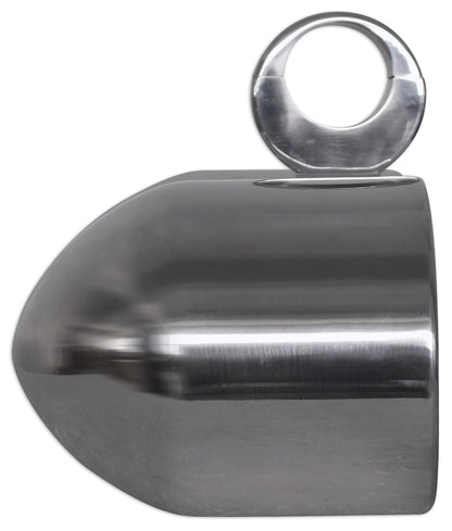 DMAC65S Dual 6.5" Polished Silver Aluminum Wakeboard Tower Speaker Enclosure