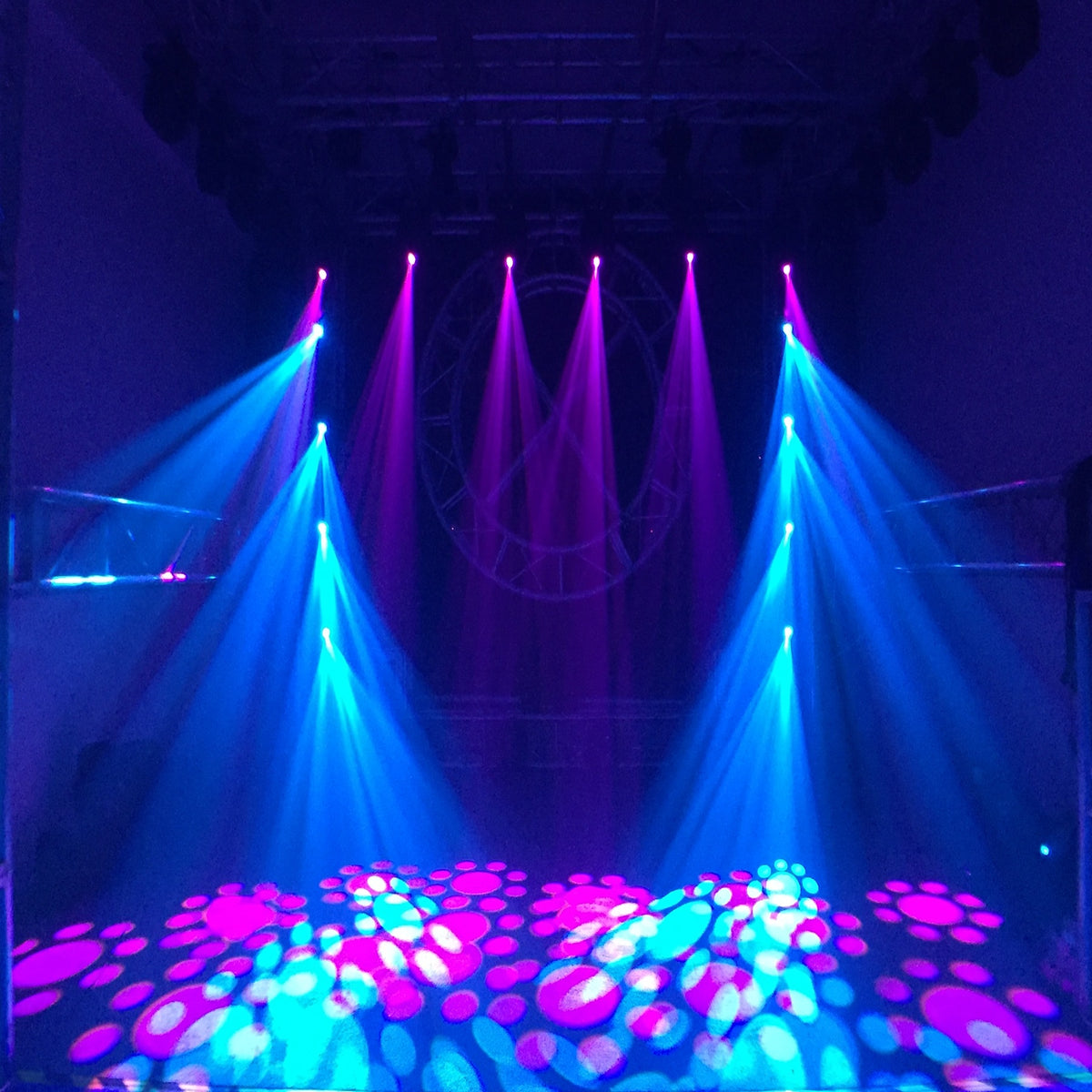 (4) Stealth Spot 60W LED DMX Moving Head Spot Lights