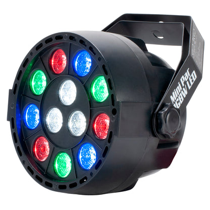 (2) Eliminator Mini Par RGBW LED DMX Par Wash Lights+Bag For DJ/Stage/Clubs/Bars