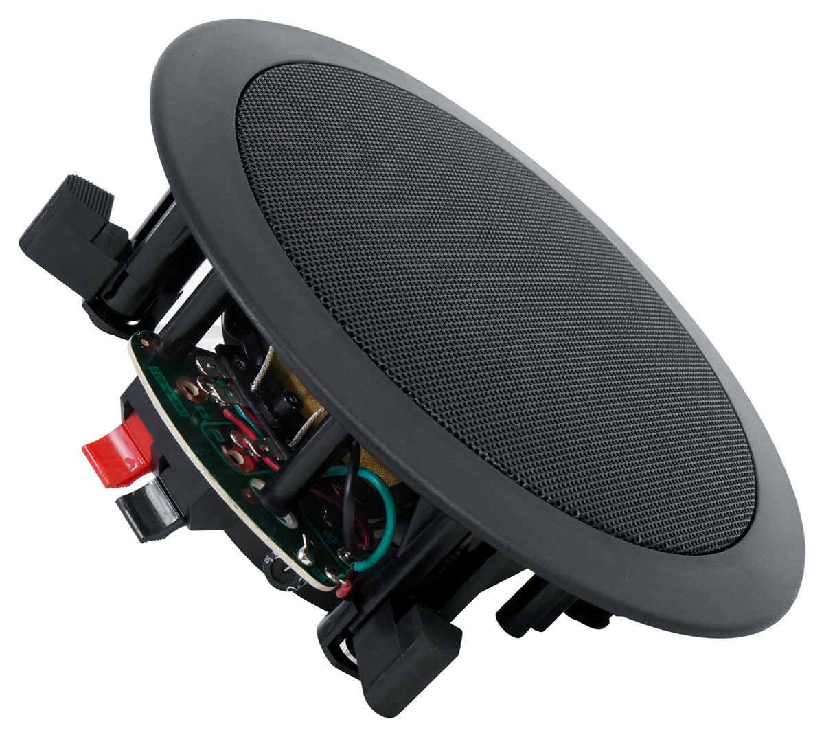 Rock Zone 8 Ch. Multi Room Receiver+(32) 5.25" Black Ceiling Speakers