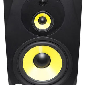 Rockville DPM10B 10 inches 400 Watt Powered Studio Monitor+Headphones+Mic+Shield and Stand