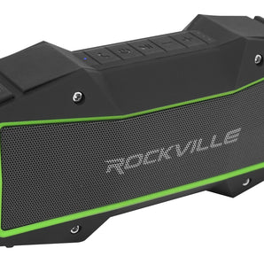 Rockville ROCK EVERYWHERE Portable Bluetooth Speaker/Waterproof/Wireless Link