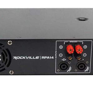 Rockville RPA14 7000 Watt Peak / 2000w RMS 2 Channel Power Amplifier Pro/DJ Amp