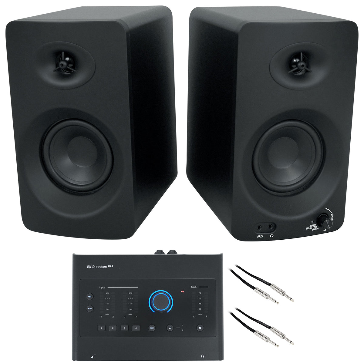 Quantum ES4 Recording Interface + ASM4 Studio Monitors