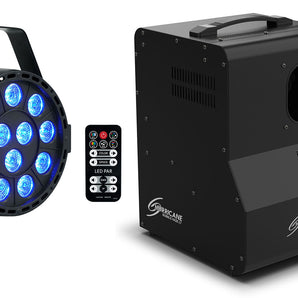 Chauvet DJ Hurricane Bubble Haze LT Bubble/Hazer Machine+Wash Up-Light+Remote