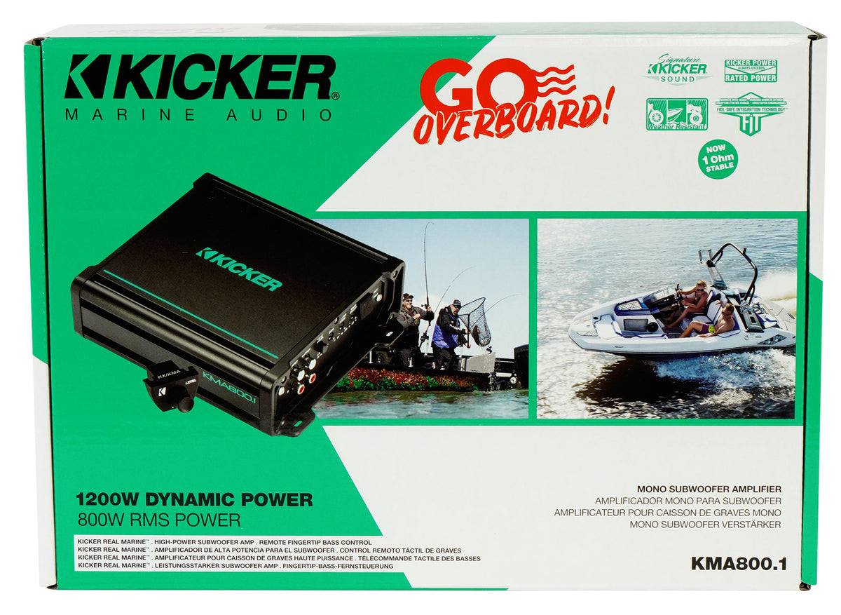 48KMA8001 Marine Mono Amplifier + Portable Bluetooth Speaker