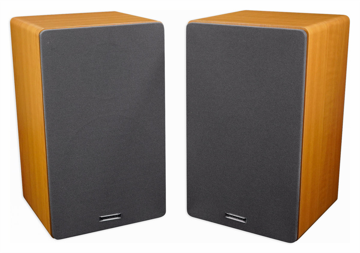 (2) Rockville RockShelf 68C 360w 6.5" Wood Bookshelf Speakers+Bluetooth/Wifi Amp