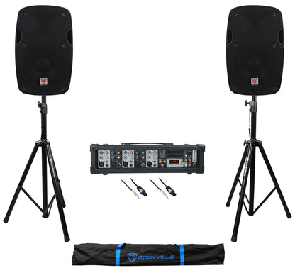 SPG88 8" 2-Pack + RPM47 Bluetooth Mixer Bundle