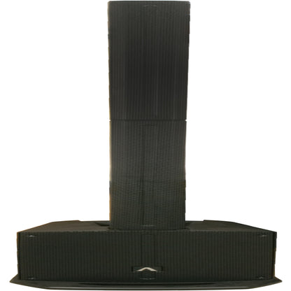 (2) AS8 1000W Powered Line Array DJ PA Column Speakers