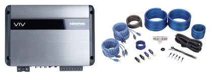VIV600.4V2 SixFive Series 600W 4-Channel Car Amplifier w/ DSP + RWK42 4-Gauge Amp Kit