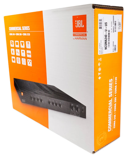 CSMA240 2 x 40W Amplifier + (Qty 8) Drop Ceiling Tile Speaker Package