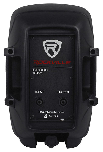 SPG88 8" 2-Pack + RPM47 Bluetooth Mixer Bundle
