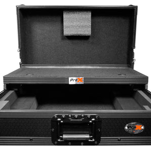 ProX XS-DJ505LTBL Flight Case For Roland DJ505 Controller w/Sliding Laptop Shelf