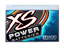 XS Power D1400 14V AGM Battery with M6 Terminal Bolts, Max 2400Amps