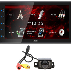 JVC KW-M180BT 6.8" Car Monitor iPhone Android Bluetooth Receiver w/USB+Camera