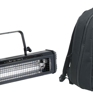 American DJ Mega Flash DMX 800-Watt Compact DMX Strobe Light+Backpack ADJ