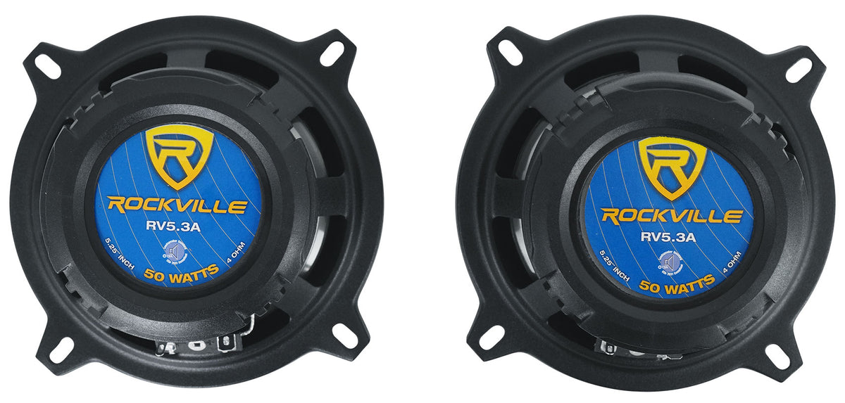 5.25" Rockville Rear Factory Speaker Replacement For 06-2009 Dodge Ram 2500/3500