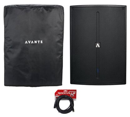 A18S 1600W 18" Active DJ PA Subwoofer w/ DSP/EQ + Cover + Cable