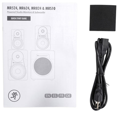 Mackie MR524 5” 50 Watt Powered Active Studio Monitor Class A/B Bi-Amped Speaker