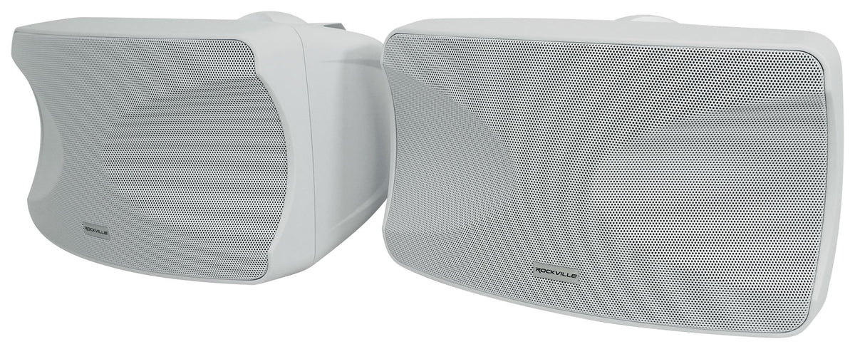 2 WET-44 PRO Wall Swivel + 2 In-Ceiling 70V White Speakers + Amp