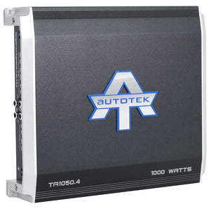 AUTOTEK TA1050.4 1000 Watt 4-Channel Car Audio Amplifier Class A/B Amp