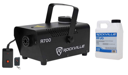 (2) Aqua LED 2.0 Water Flow Effect Lights & Fog Machine Bundle