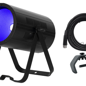 American DJ COB Cannon LP200 RGBAL LED DMX Pulse/Strobe/Wash Light+Clamp+Cable