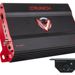 Crunch DR-1325.1 1325 Watt Car Audio Mono Amplifier 2 Ohm, Class A/B+Amp Kit