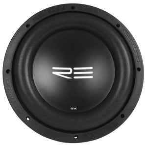 RE Audio SXX10D4 V2 10" 1200W Subwoofer+Vented Sub Box+1500w Amplifier+Amp Kit