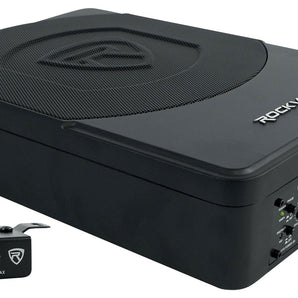 Rockville SS10P 10" 800w Slim Under-Seat Active Powered Car/Truck Subwoofer Sub