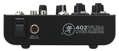 New Mackie 402VLZ4 4-channel Compact Analog Low-Noise Mixer w/ 2 ONYX Preamps