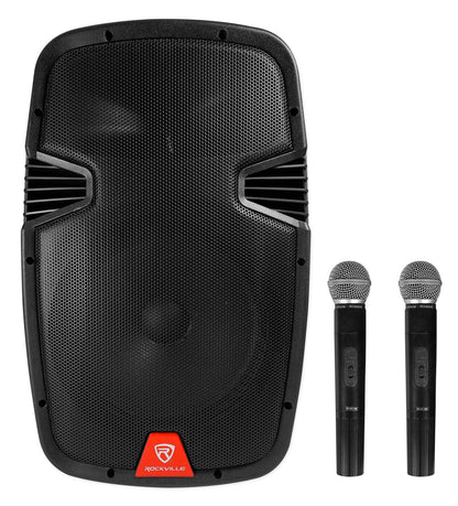 RAM12BT 12" Rechargeable Powered 600W DJ PA Speaker, 2 Mics, Bluetooth