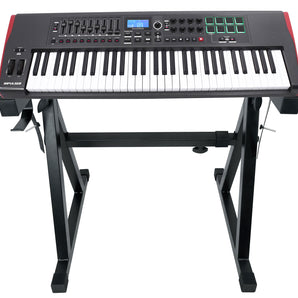 Novation IMPULSE 61-Key MIDI USB Keyboard Controller+Z-Style Pro Stand+Bag