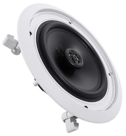 4000W Bluetooth DVD Receiver with (1) Pair 8" White In-Ceiling Speakers