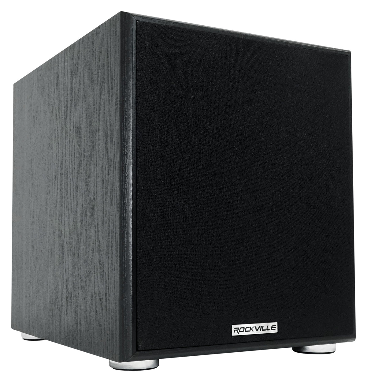 (2) Rockville Rocktower 64B Black Home Tower Speakers+Bluetooth/Wifi Amp+Sub